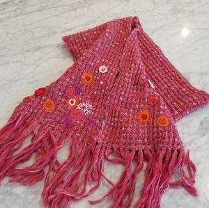 Sigrid Olsen chunky floral scarf